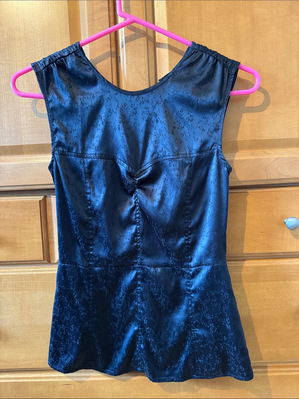 Something Navy Navy Sleeveless V-Neck Mini Dress Preloved Top